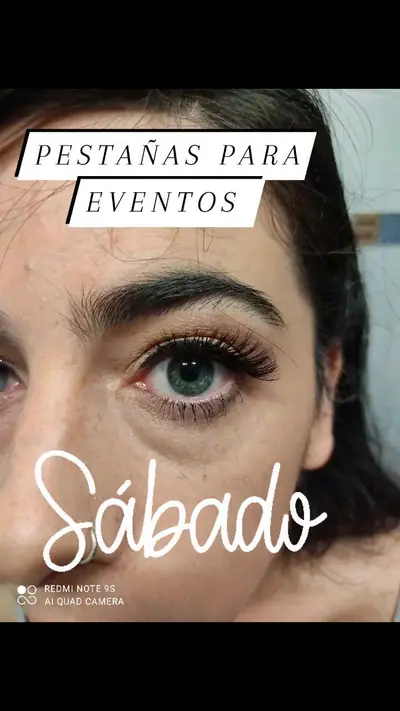 Pestañas terminadas