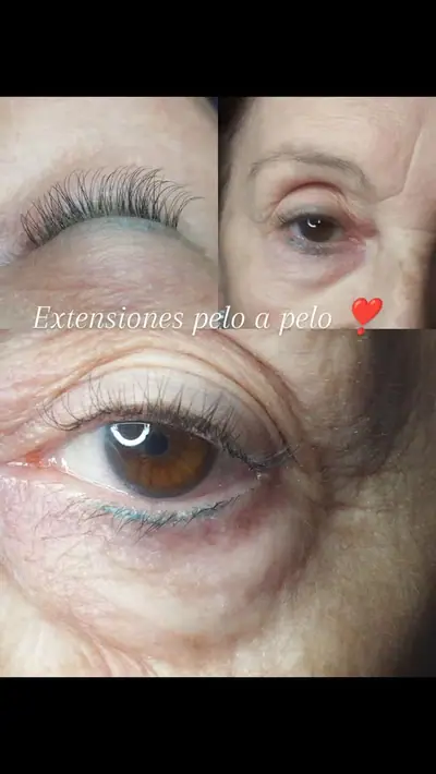 Pestañas terminadas